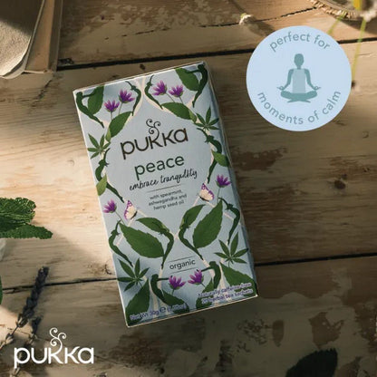 Peace Organic Herbal Tea 20 Sachets - Pukka Herbs - Herbal tea - Eco Natural Products
