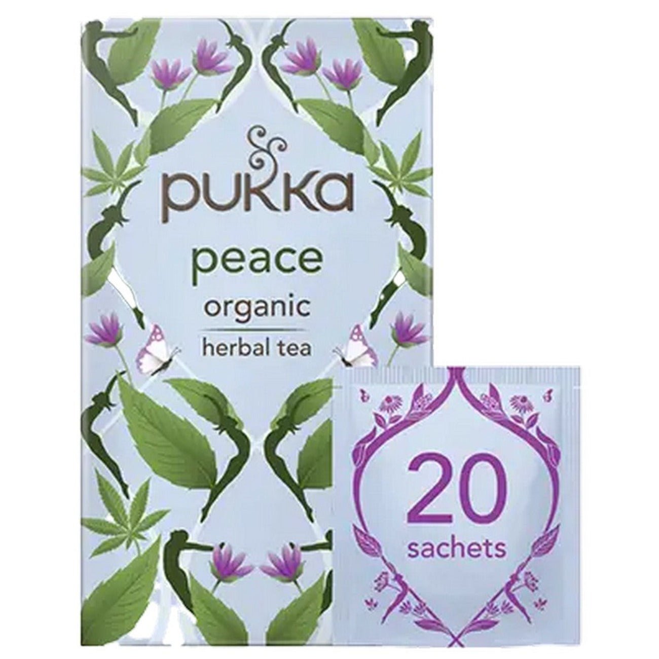 Peace Organic Herbal Tea 20 Sachets - Pukka Herbs - Herbal tea - Eco Natural Products