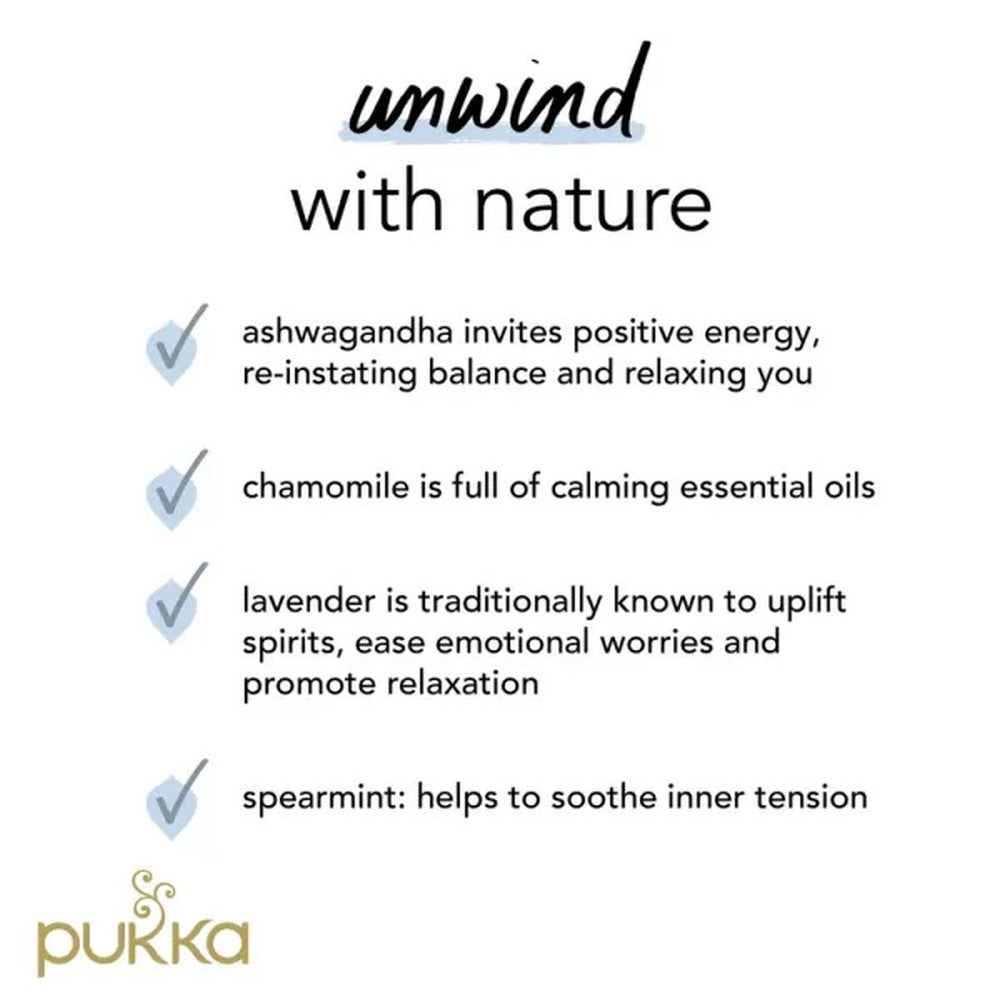 Peace Organic Herbal Tea 20 Sachets - Pukka Herbs - Herbal tea - Eco Natural Products