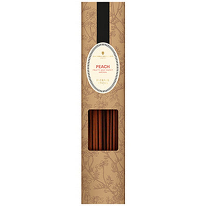 Peach Incense Sticks x 15 in Amphora Sleeve - Amphora Aromatics - Incense - Eco Natural Products
