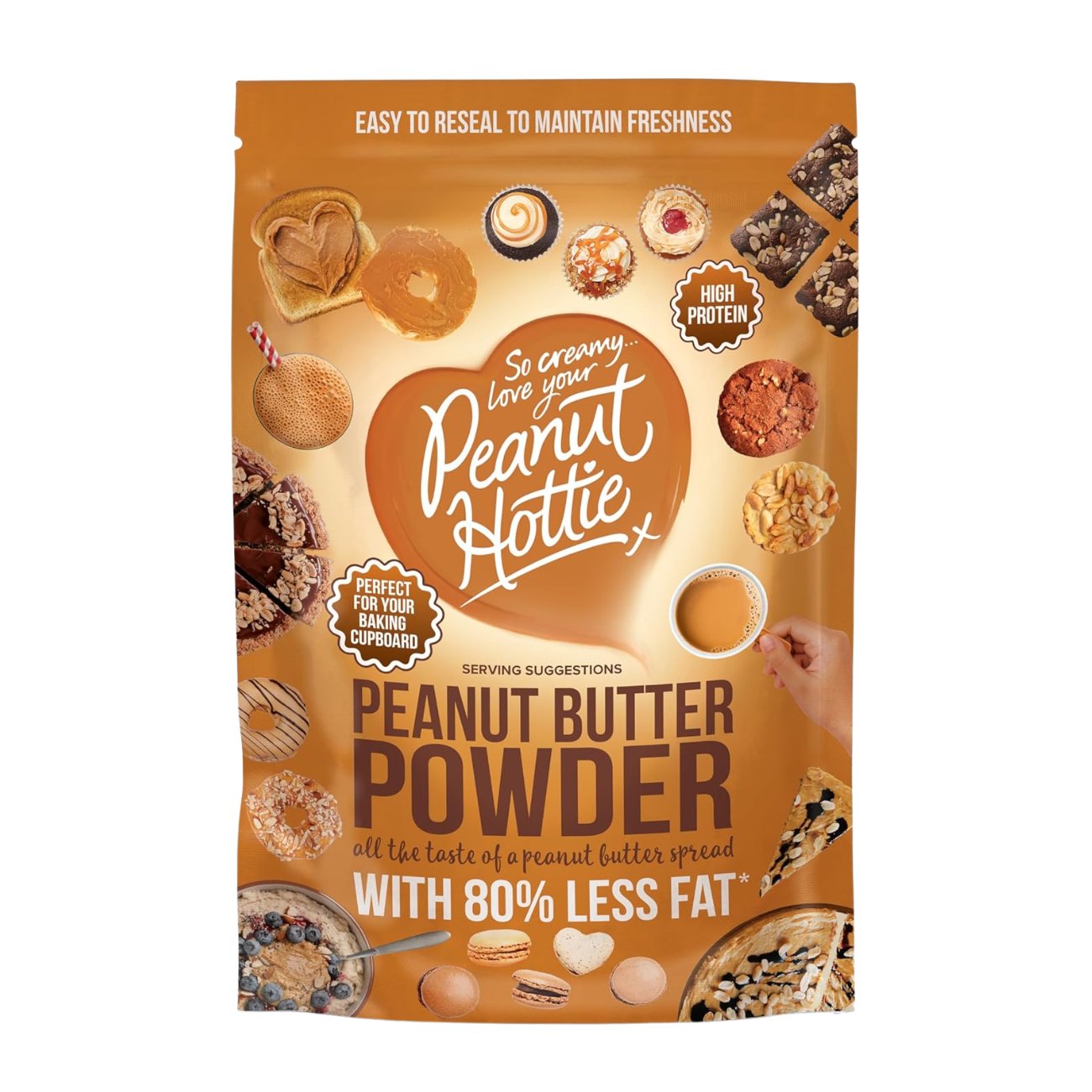 Peanut Butter Powder Pouch 180g - Peanut Hottie - Peanut Butter - Eco Natural Products