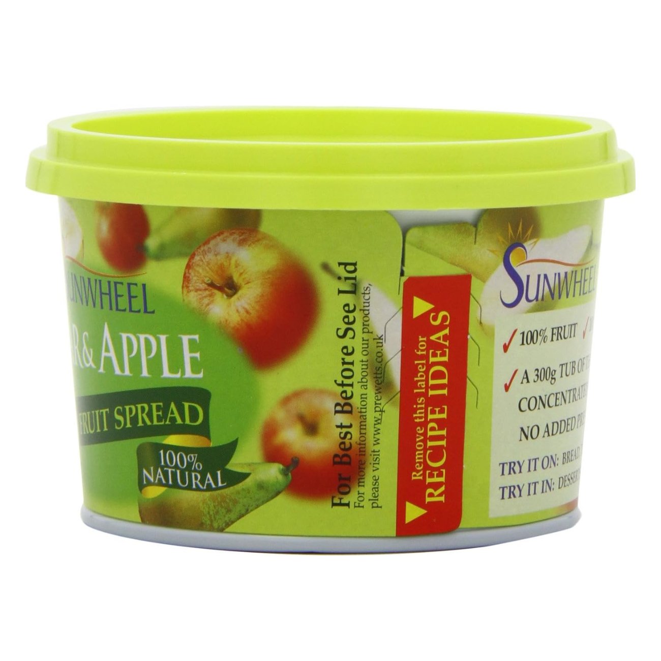 Pear and Apple Spread 300g [BLACK FRIDAY] - Eco Natural Products - Sunwheel - Fruit Spread