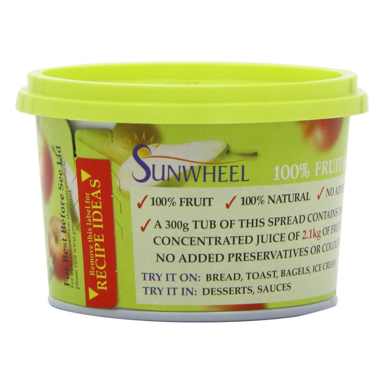 Pear and Apple Spread 300g [BLACK FRIDAY] - Eco Natural Products - Sunwheel - Fruit Spread