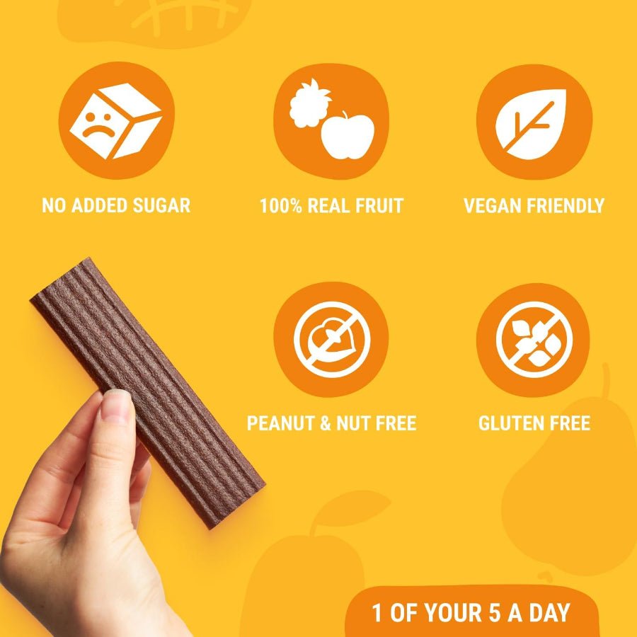 Pear - Mango Fruit Stripe 84g - Bob Snail - Fruit Snacks - Eco Natural Products