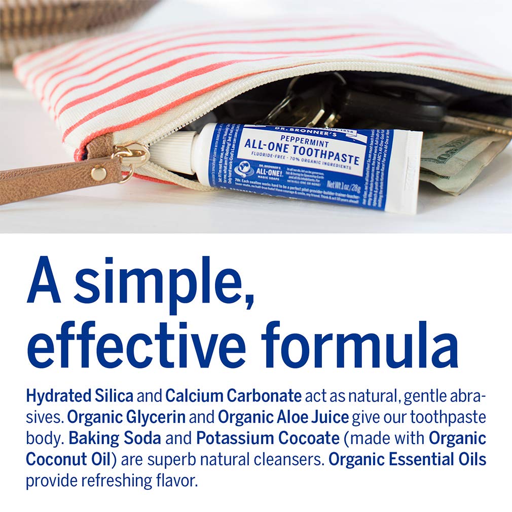 Peppermint All - One Toothpaste 105g - Dr. Bronner - Toothpaste - Eco Natural Products