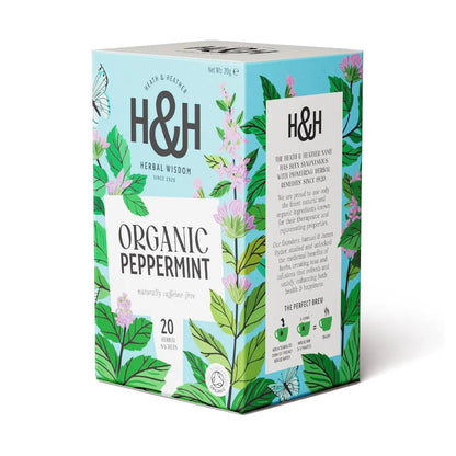 Peppermint Infusion 20 Bags - Heath & Heather - Infusions - Heath & Heather