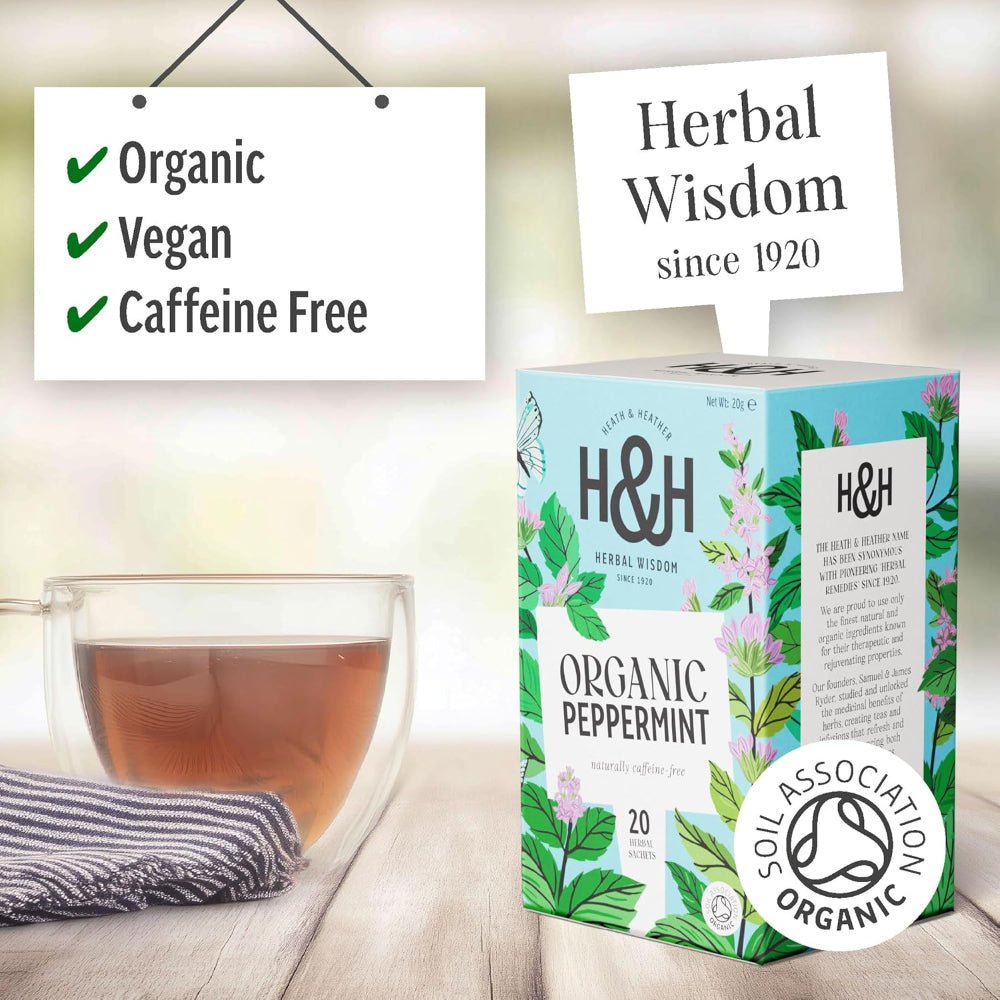 Peppermint Infusion 20 Bags - Heath & Heather - Infusions - Heath & Heather