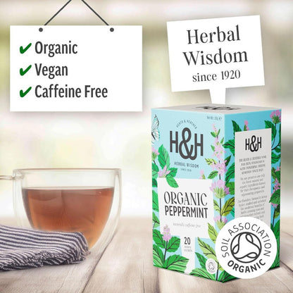 Peppermint Infusion 20 Bags - Heath & Heather - Infusions - Heath & Heather