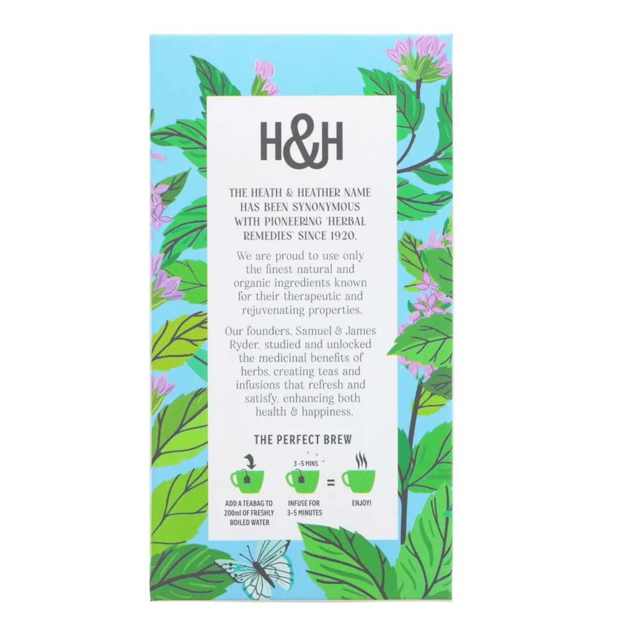 Peppermint Infusion 20 Bags - Heath & Heather - Infusions - Heath & Heather