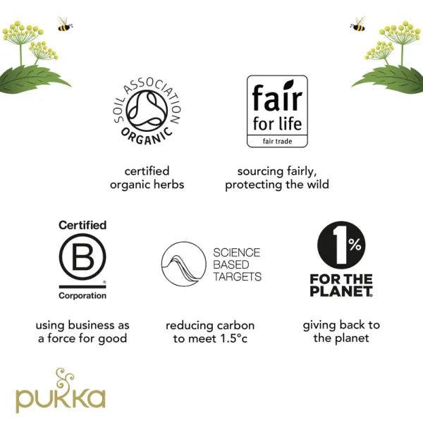 Peppermint & Licorice 20 Tea Bags - Pukka Herbs - Tea herbal - Eco Natural Products