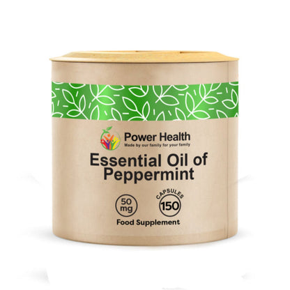 Peppermint Oil 50mg 150 Capsules - Power Health - Herbal Supplements - Power Health