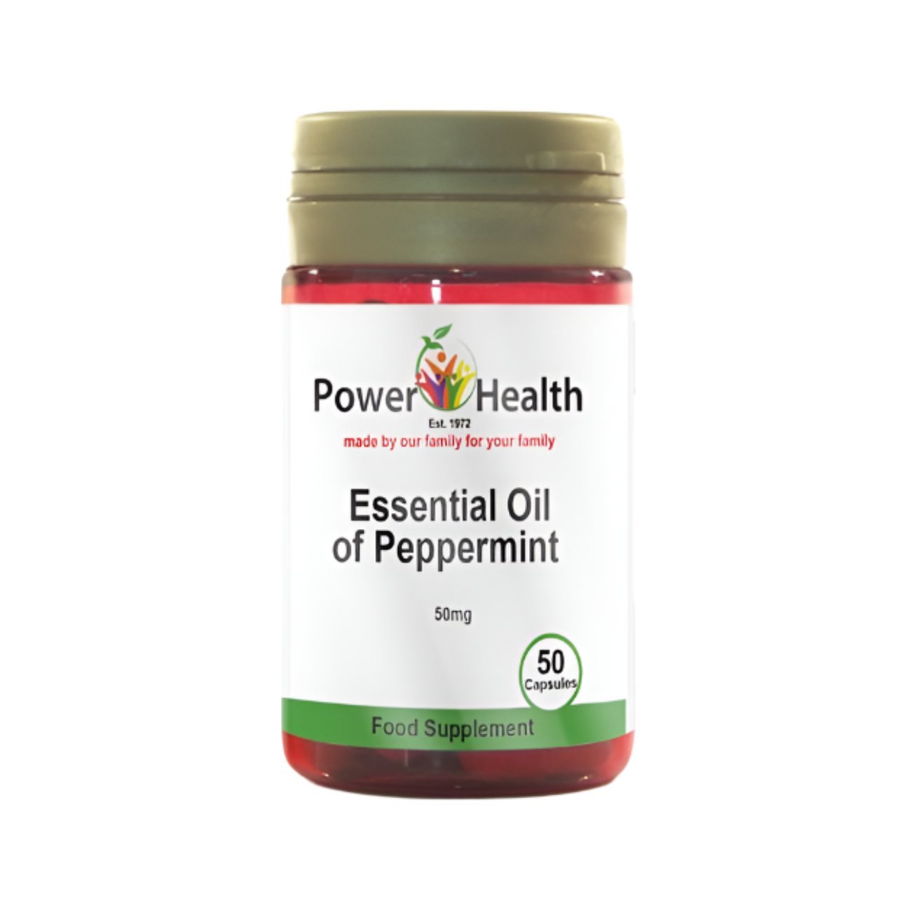 Peppermint Oil 50mg 50 Capsules - Power Health - Food Supplement - Eco Natural Products