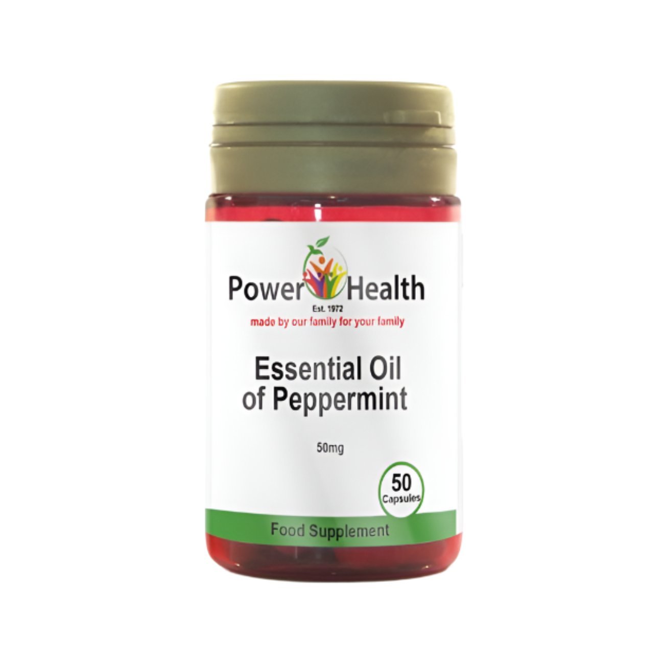 Peppermint Oil 50mg 50 Capsules - Power Health - Food Supplement - Eco Natural Products