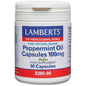 Peppermint Oil Capsules 100mg 90 capsules - Lamberts - Food Supplement - Eco Natural Products