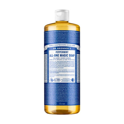 Peppermint Pure - Castile Liquid Soap 945ml - Dr. Bronner - Liquid Soap - Dr. Bronner