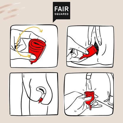 Period Cup Large Size - Fair Squared - Feminine Sanitary Supplies - Eco Natural Products