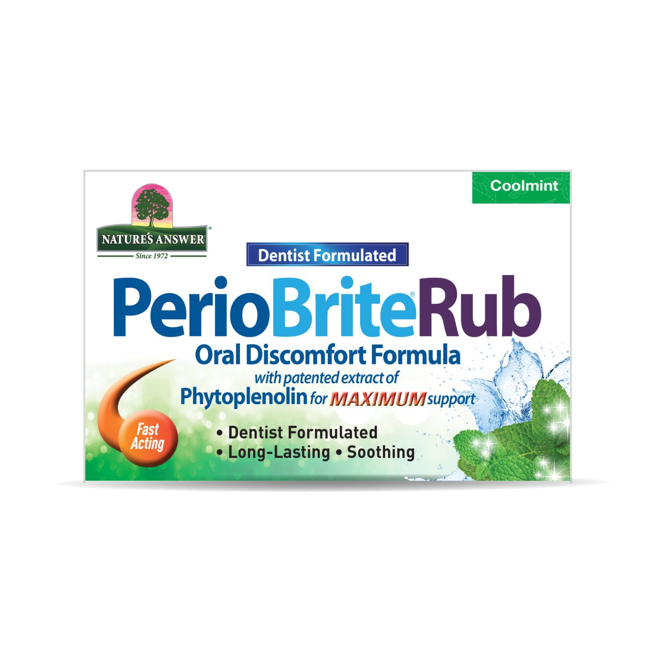 PerioRub Soothing Gel Tooth & Gum 14g - Nature's Answer - Toothpaste Gel - Eco Natural Products