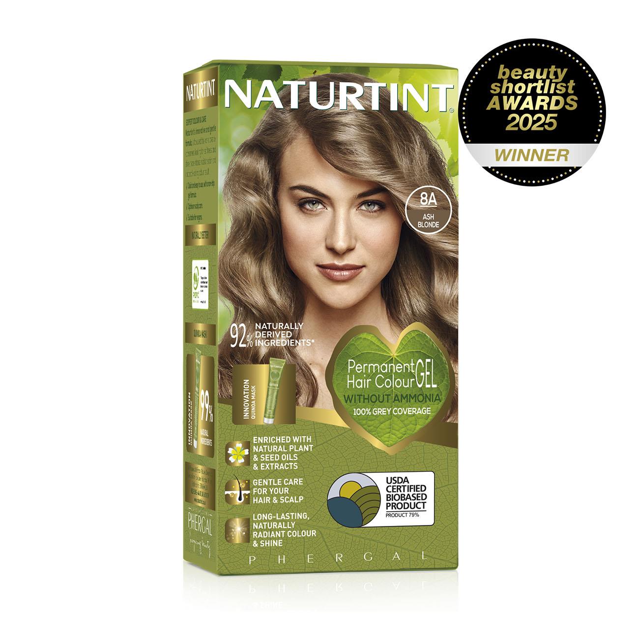 Permanent Hair Colourant Ash Blonde 8A 165ml - Naturtint - Naturtint