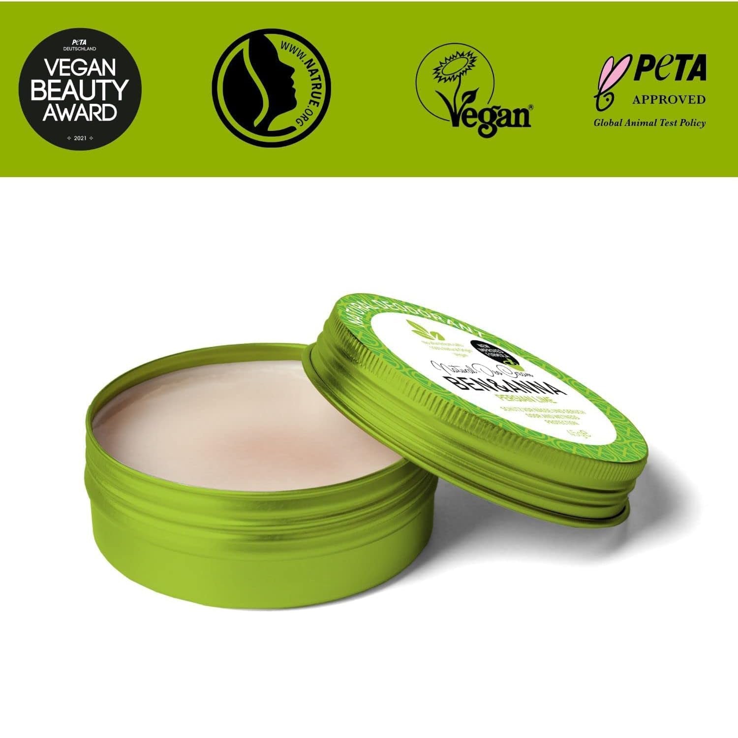 Persian Lime Cream Deodorant Tin 45g - Ben & Anna - Deodorant - Eco Natural Products