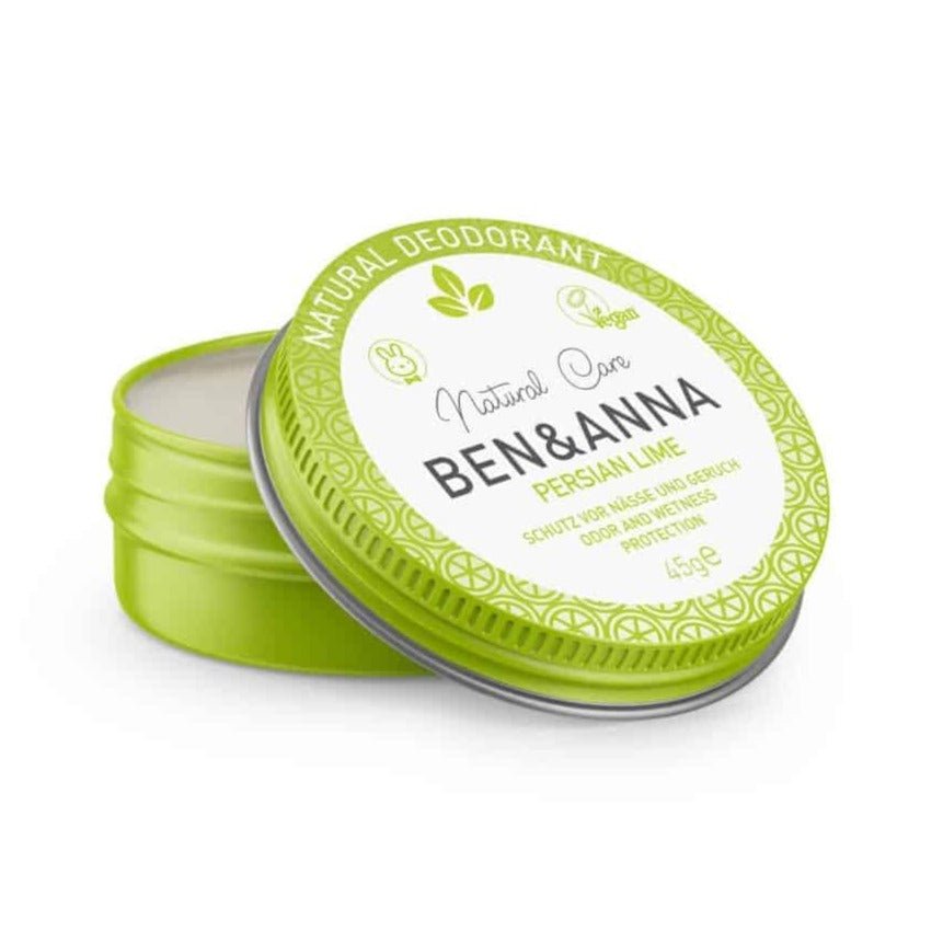 Persian Lime Cream Deodorant Tin 45g - Ben & Anna - Deodorant - Eco Natural Products