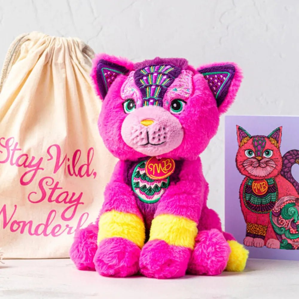 Persian Pink Cat Plush Soft Toy 250g - Monty Bojangles - Stuffed Animals - Monty Bojangles