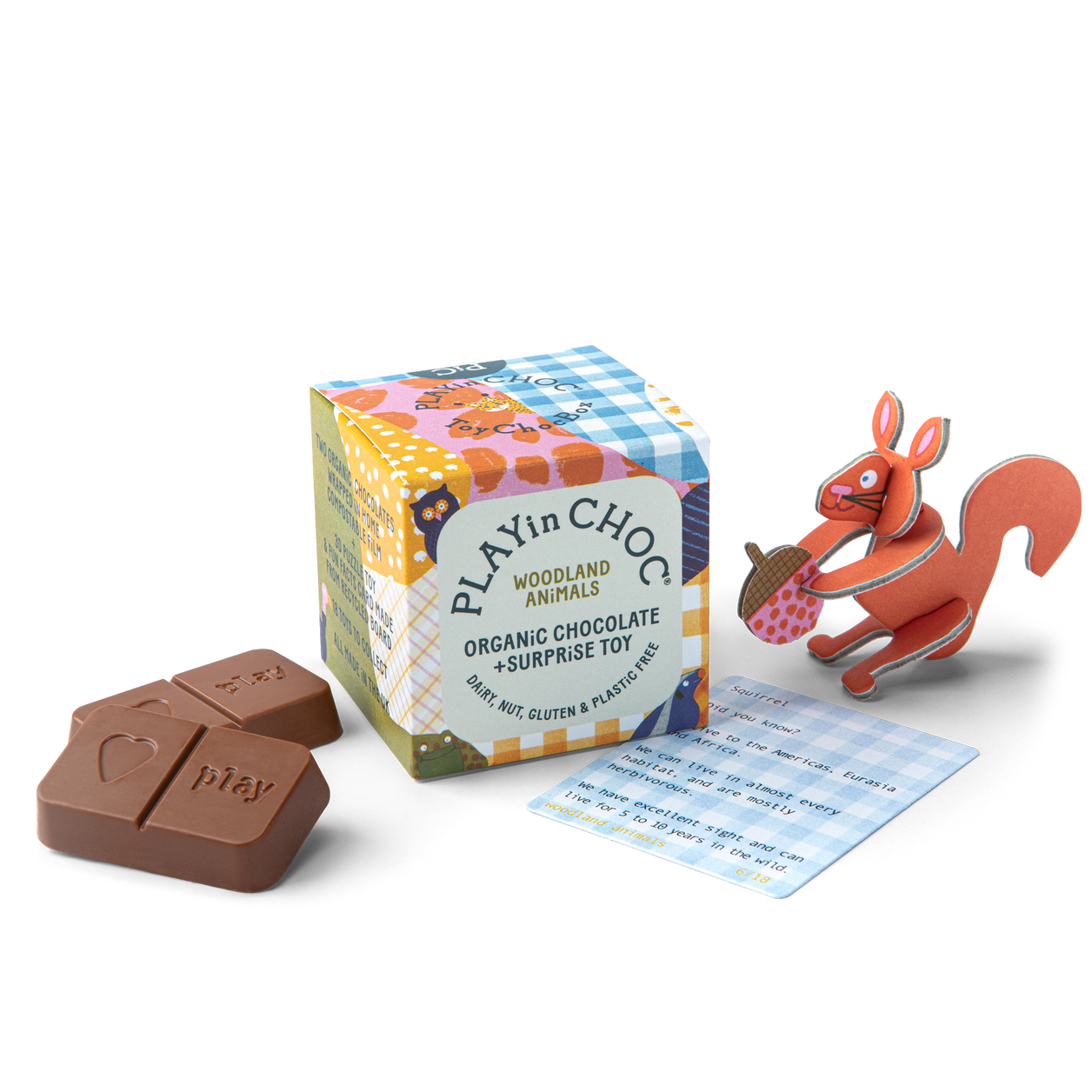 ToyChoc Box Woodland Animals 50g