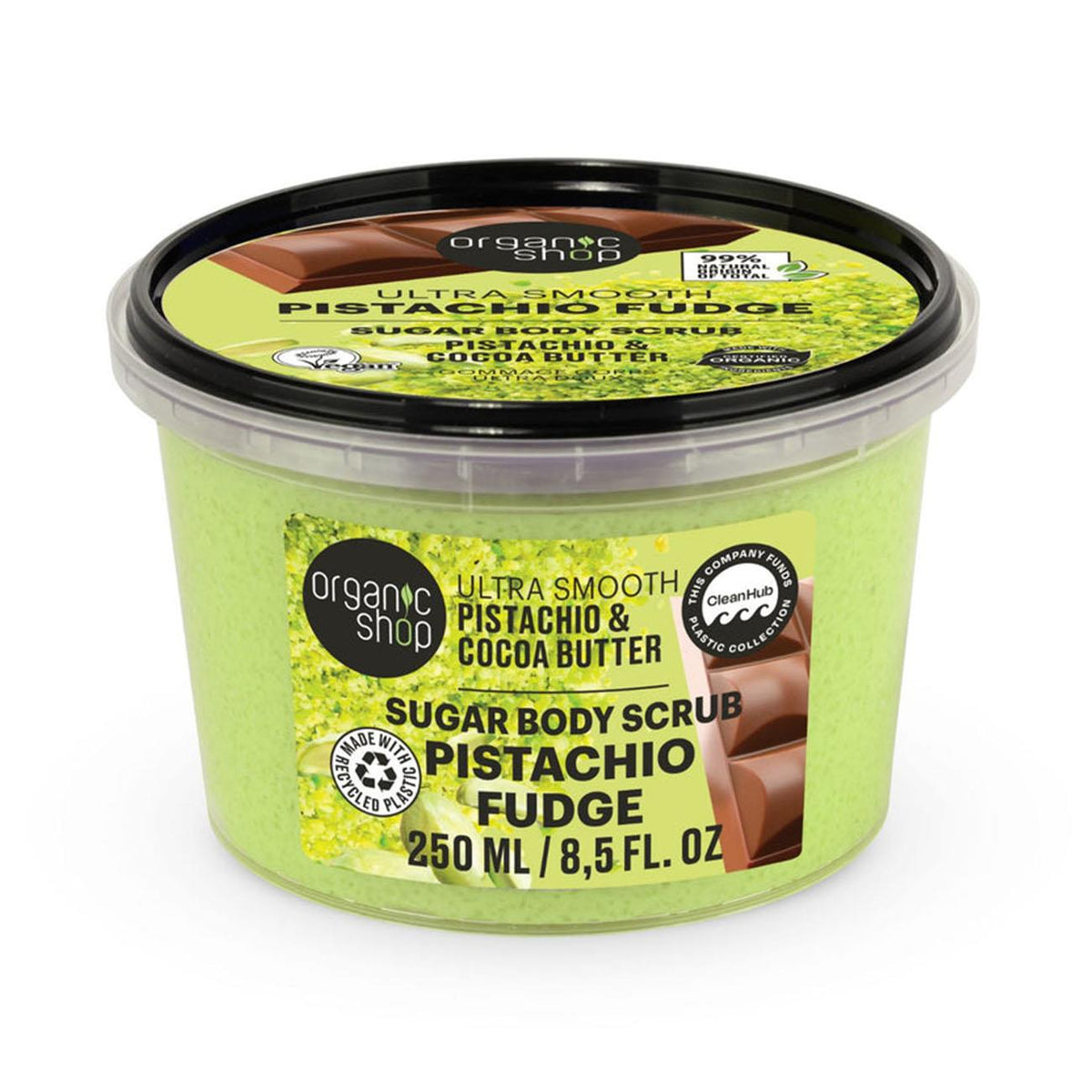 Pistachio & Cocoa Butter Body Scrub 250ml - Organic Shop - Organic Shop
