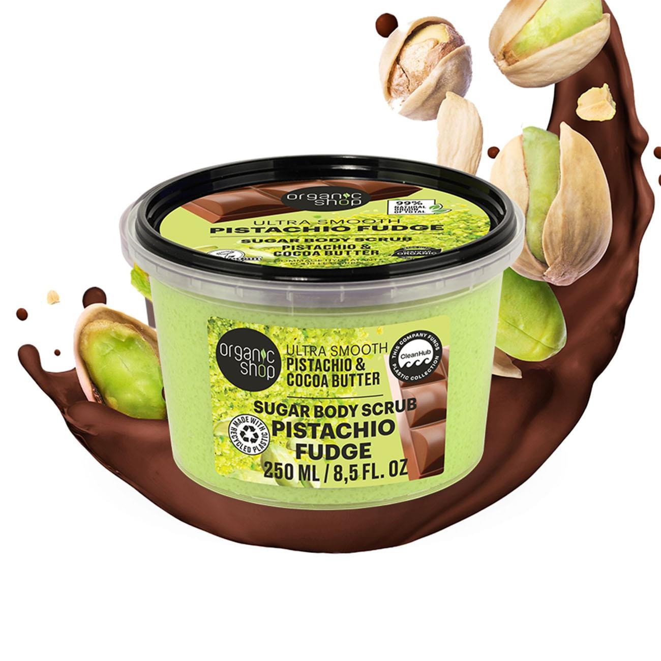 Pistachio & Cocoa Butter Body Scrub 250ml - Organic Shop - Organic Shop