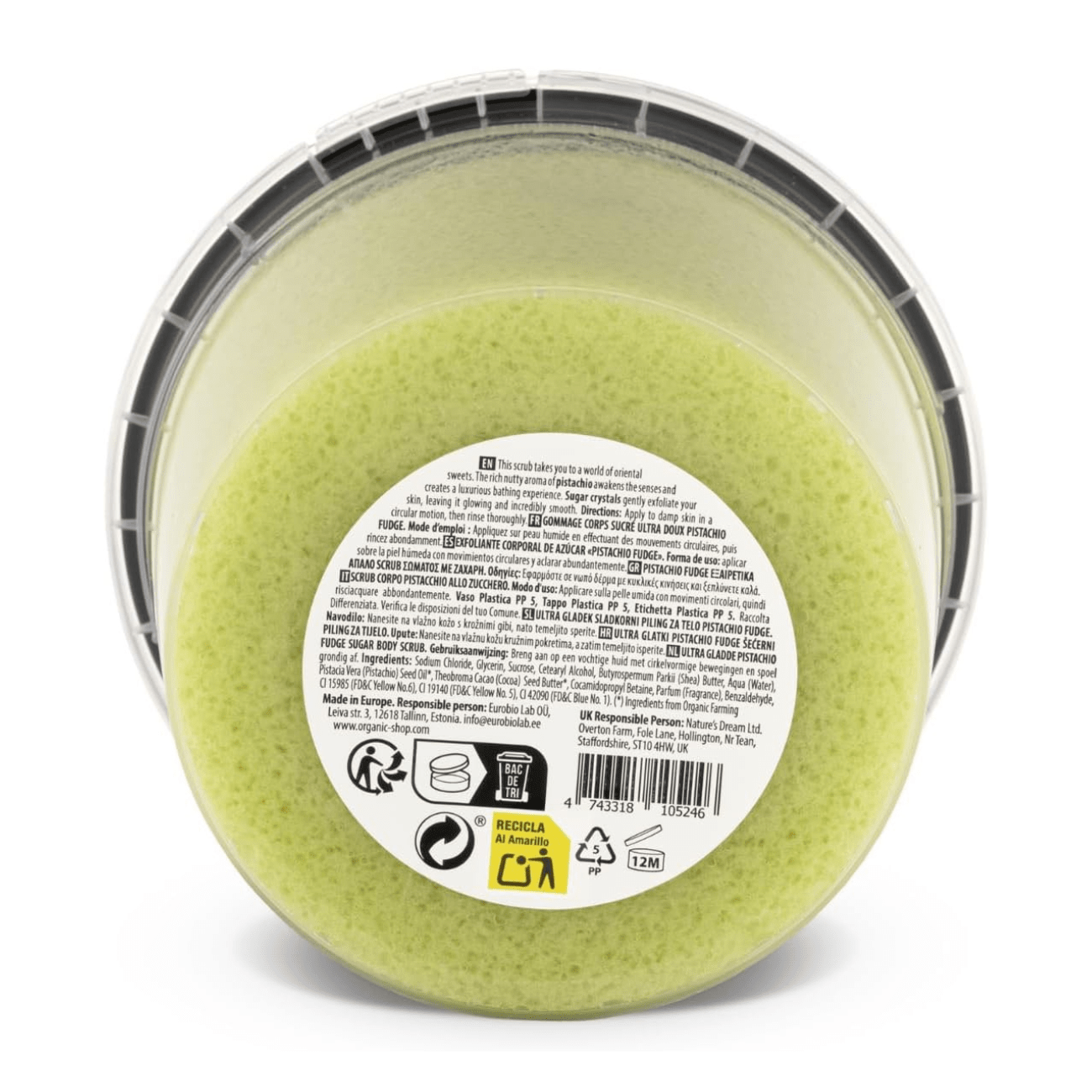 Pistachio & Cocoa Butter Body Scrub 250ml - Organic Shop - Bath Additives - Organic Shop