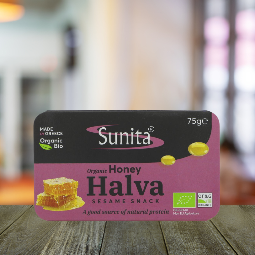 Organic Plain Honey Halva 75g