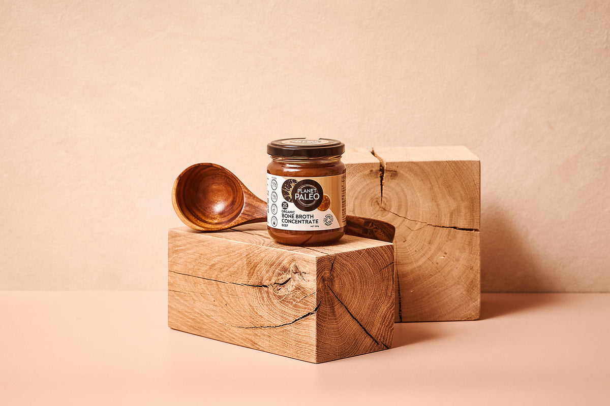 Planet Paleo Organic Bone Broth Concentrate 250g - lifestyle view