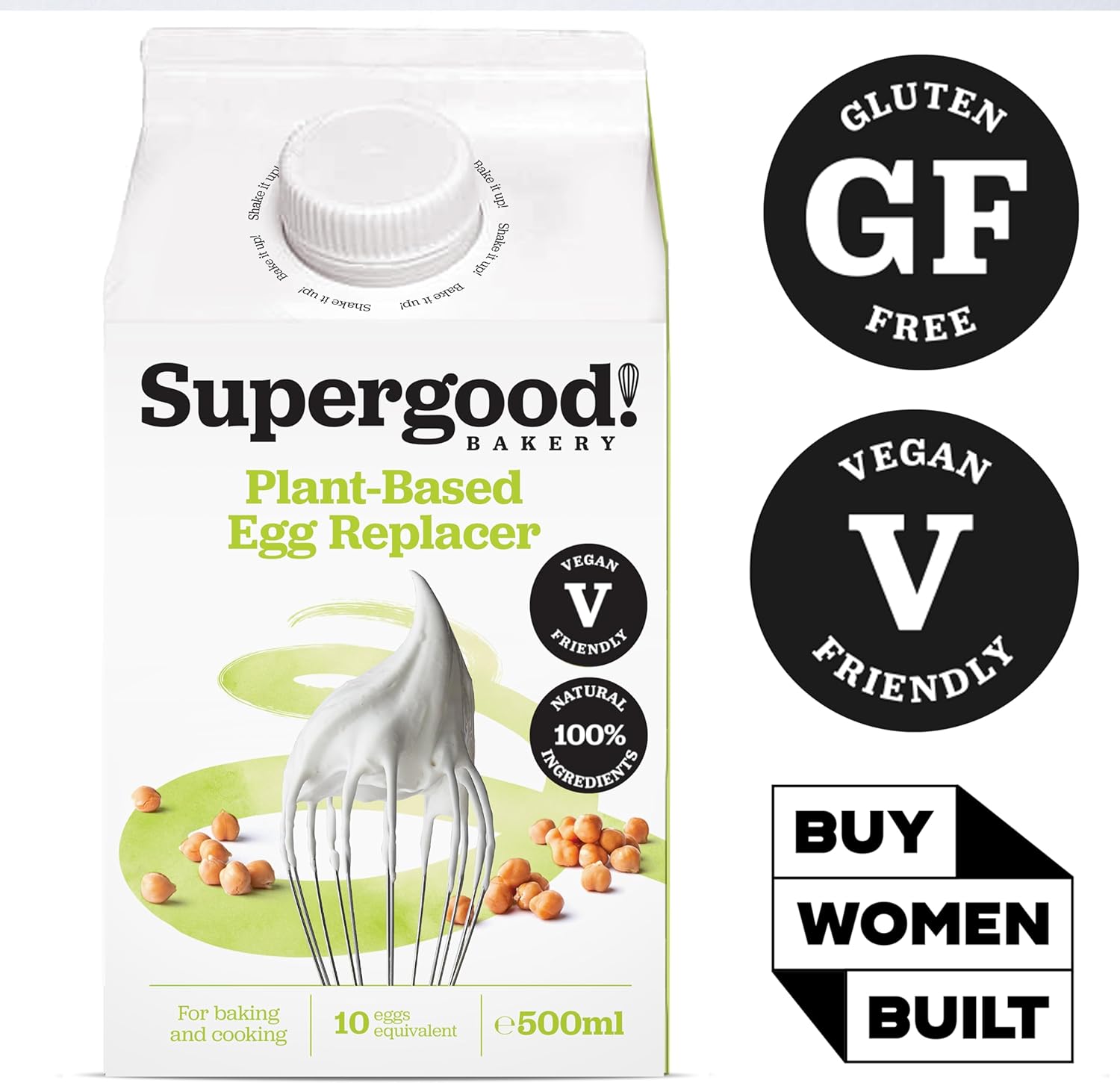 Plant - Based Egg Replacer 500ml - Supergood - Egg alternative - Eco Natural Products