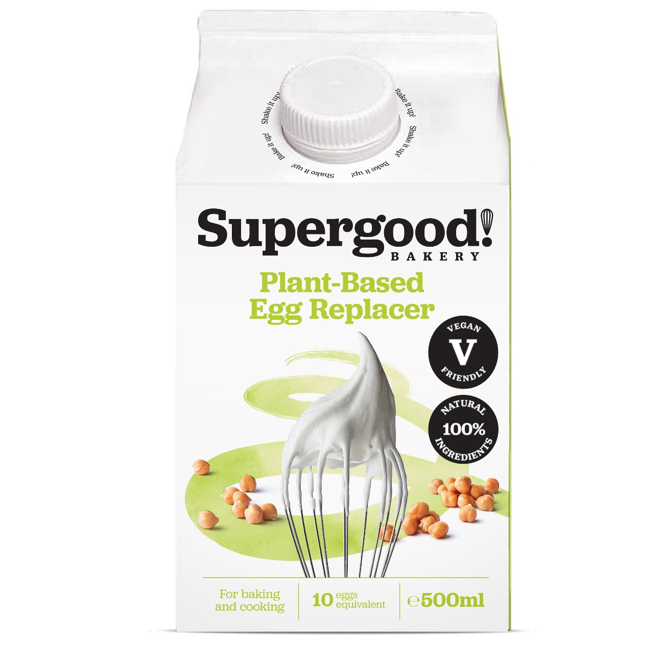 Plant - Based Egg Replacer 500ml - Supergood - Egg alternative - Eco Natural Products