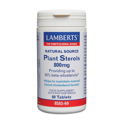 Plant Sterols 800mg 60 Tablets - Lamberts - Food Supplement - Eco Natural Products