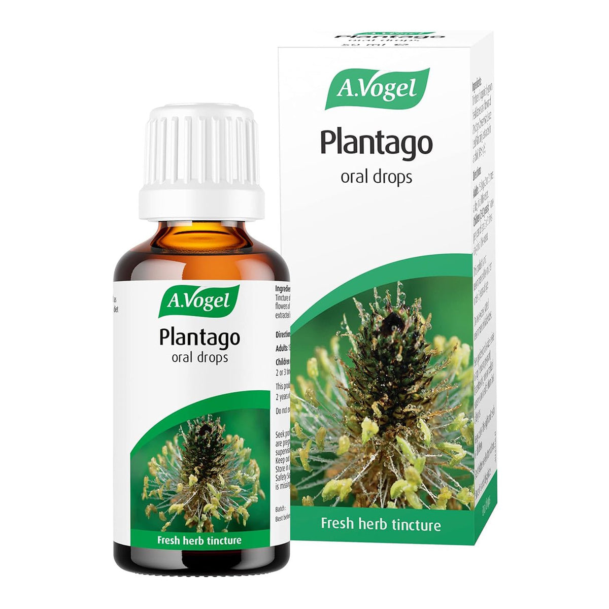 Plantago Lanceolata Tincture Drops 50ml - A. Vogel - Herbal Supplement - Eco Natural Products