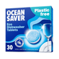 Plastic Free Eco Dishwasher Tablets 30's - Ocean Saver - Dish Detergent & Soap - Eco Natural Products