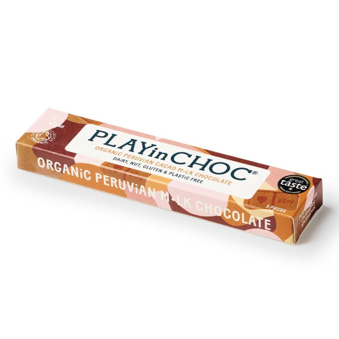 PLAYin Choc JustChoc M - lk Chocolate 30g [BLACK FRIDAY] - Eco Natural Products - PLAYin Choc - Chocolate gift