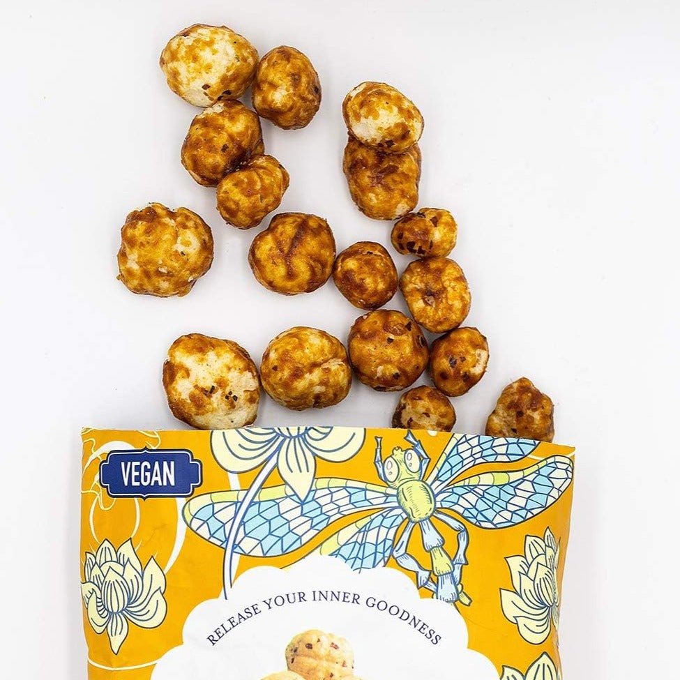 Popped Lotus Seeds Caramel 25g - Karma Bites - Snack Foods - Eco Natural Products