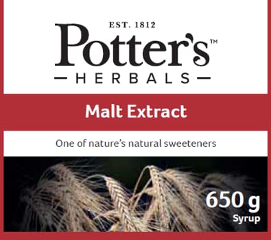 Potter Malt Extract 650g - Potter's Herbals - Sugar Substitute - Eco Natural Products