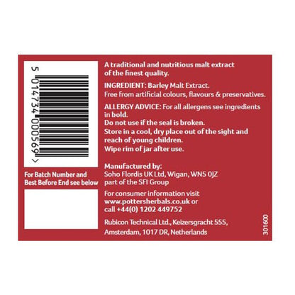 Potter Malt Extract 650g - Potter's Herbals - Sugar Substitute - Eco Natural Products