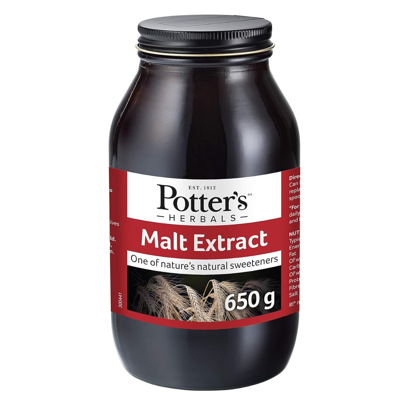 Potter Malt Extract 650g - Potter's Herbals - Sugar Substitute - Eco Natural Products
