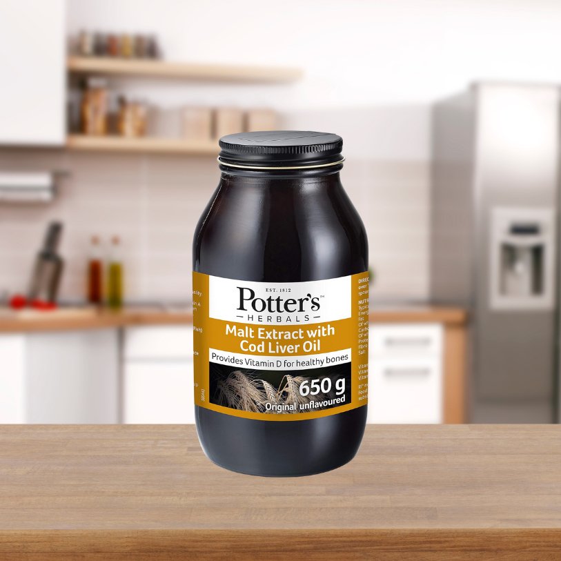 Potter Malt Extract and Cod Liver Oil 650g - Potter's Herbals - Supplements - Eco Natural Products