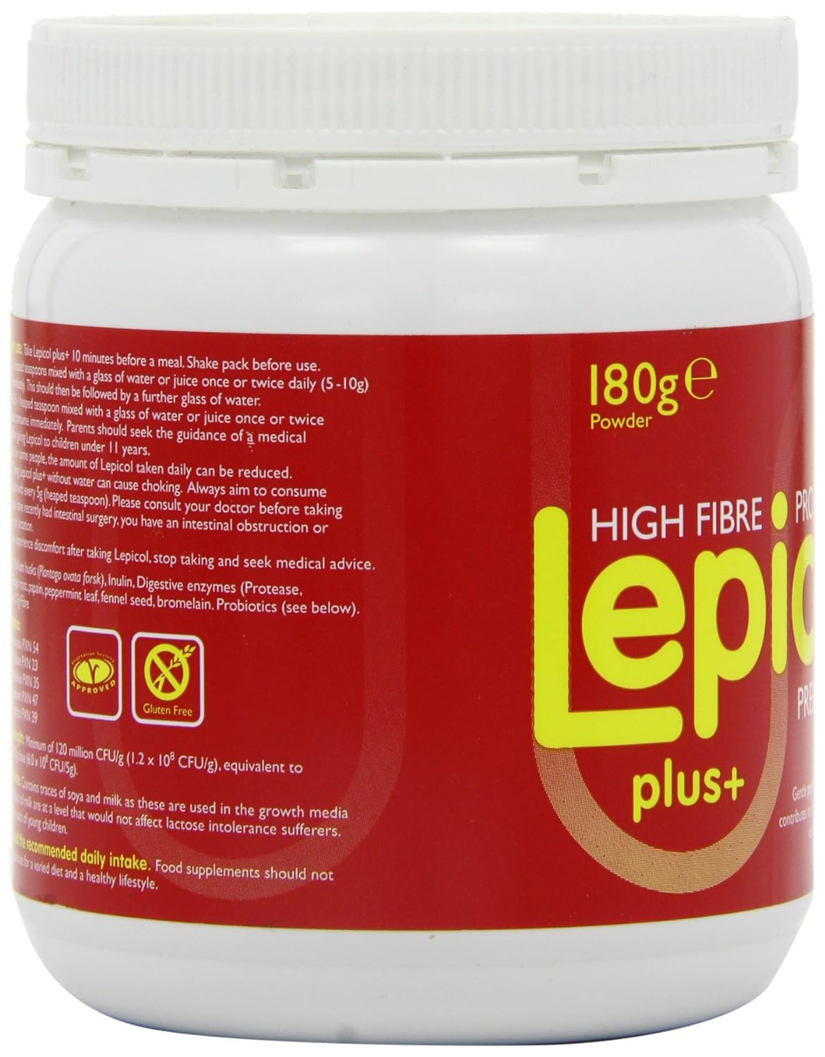 Powder Psyllium Husks Plus+ 180g [BLACK FRIDAY] - Eco Natural Products - Lepicol - Food Supplement