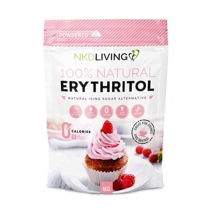 Powdered Erythritol 1kg - NKD Living - Sugar Substitute - Eco Natural Products