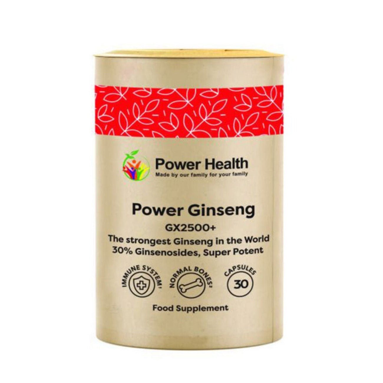 Power Ginseng GX2500+ 90 Capsules [BLACK FRIDAY] - Eco Natural Products - Power Health - Food Supplement