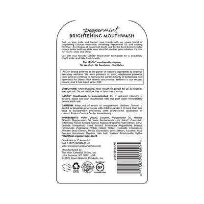 Powersmile Mouthwash 473ml - Jason - Mouthwash - Eco Natural Products