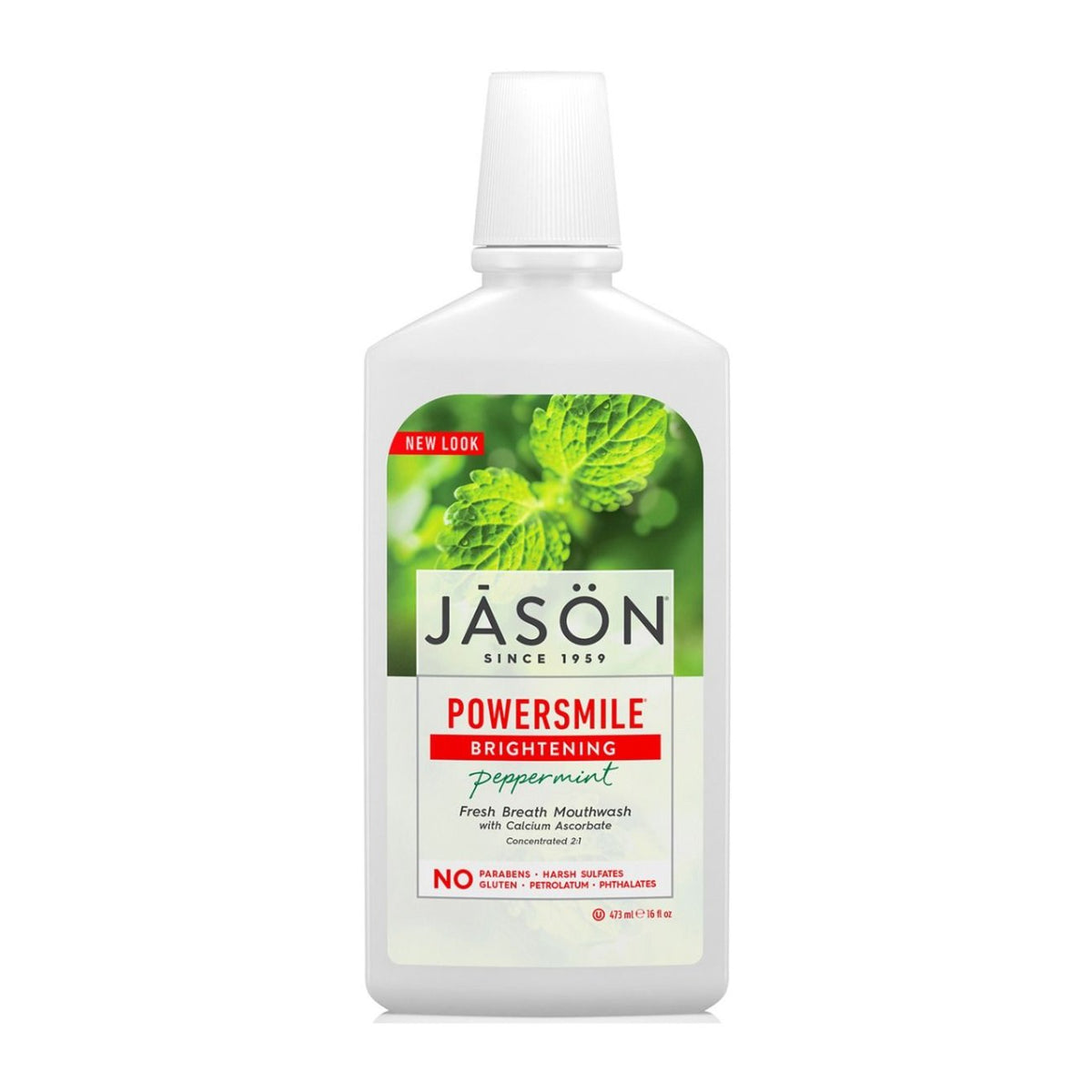 Powersmile Mouthwash 473ml - Jason - Mouthwash - Eco Natural Products