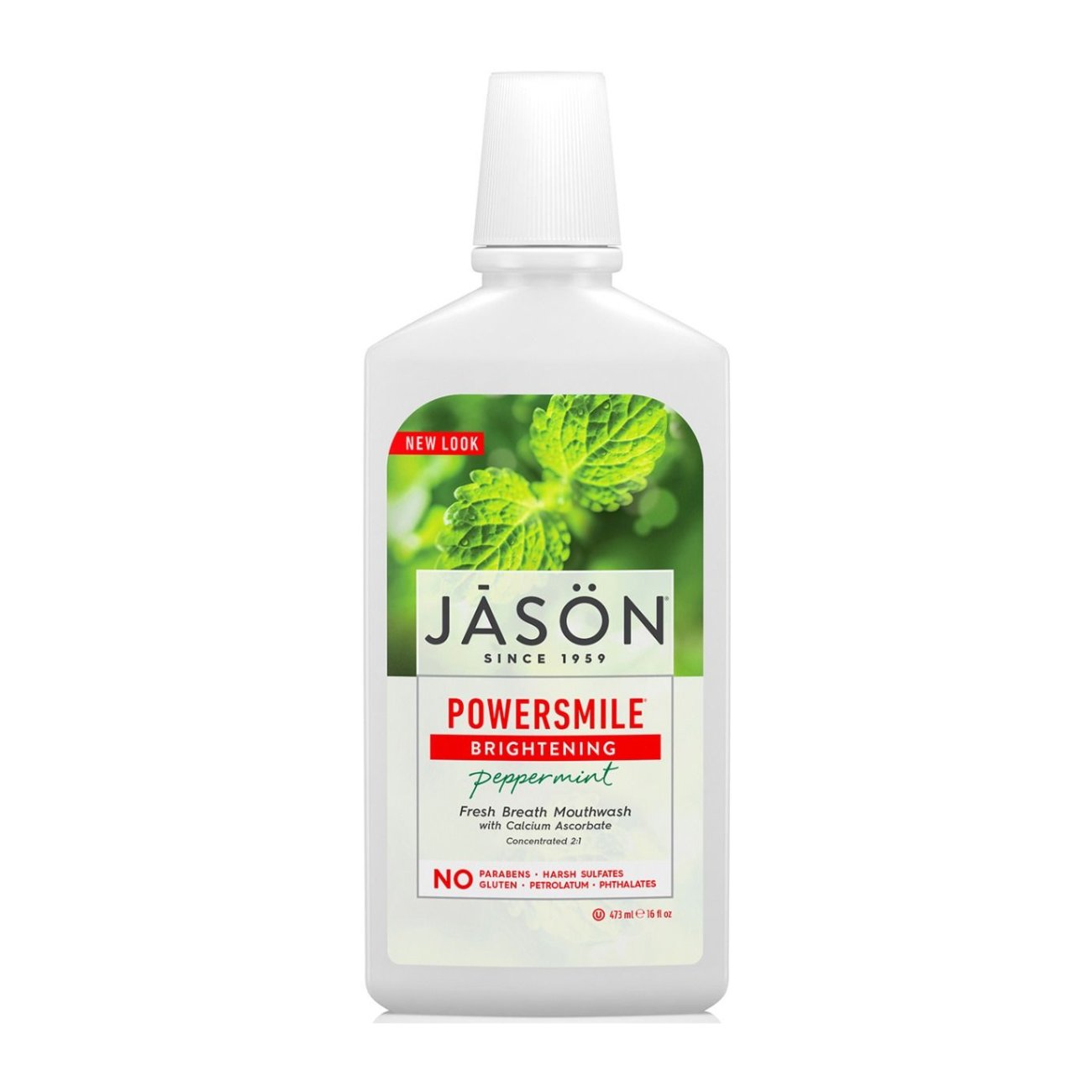Powersmile Mouthwash 473ml - Jason - Mouthwash - Eco Natural Products