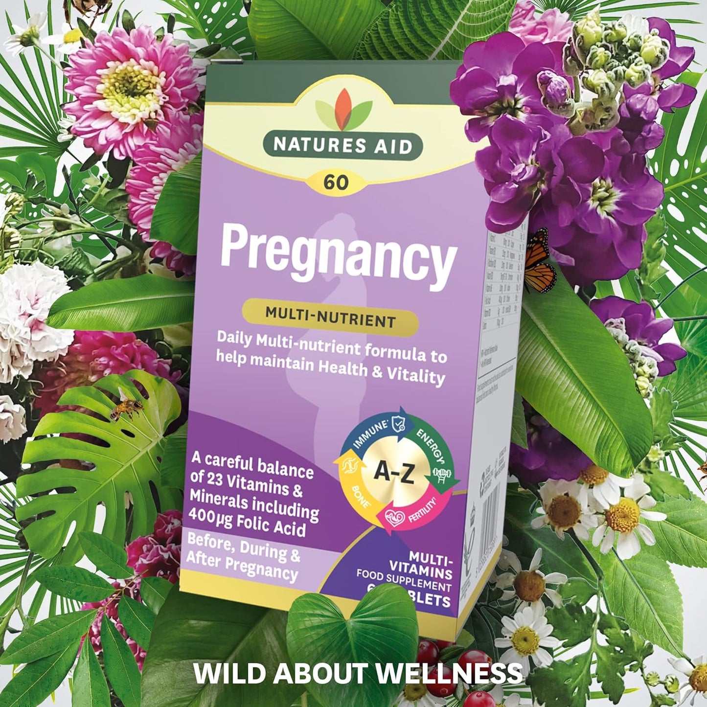 Pregnancy Multi - Vitamins & Minerals 60 Tablets - Natures Aid - Vitamins & Supplements - Eco Natural Products