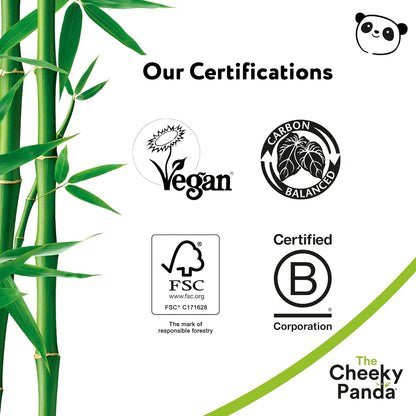 Premium Ultra Sustainable Bamboo Toilet Paper 4 Rolls - Cheeky Panda - Toilet Paper - Eco Natural Products